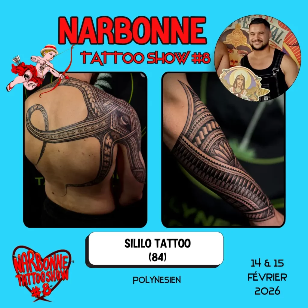 Occitania Events - Tatoueur - Narbonne Tattoo Show #8 - 14 et 15 février 2026 - SILILO-TATTOO