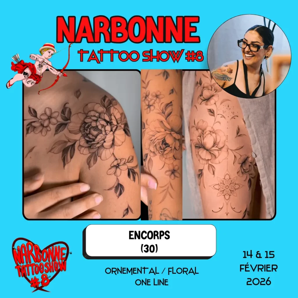 Occitania Events - Tatoueur - Narbonne Tattoo Show #8 - 14 et 15 février 2026 - ENCORPS